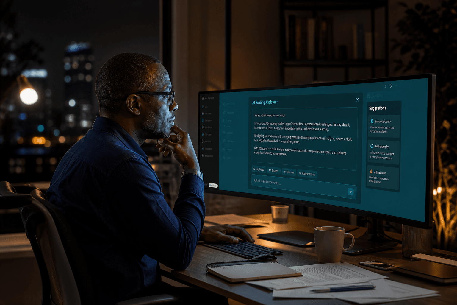 Rédaction assistée au bureau